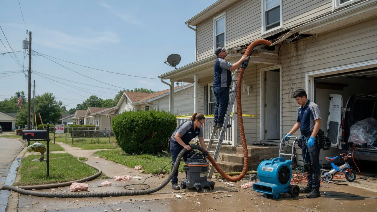 Water Damage Restoration in Bingham, IL near me